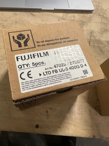 FUJI FILM LTO-3 (5 PACK) #15539393 800GB DATA STORAGE TAPE – Brand NEW