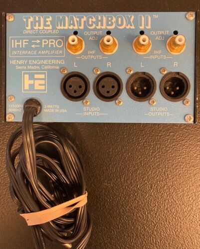 Henry Engineering The Matchbox II Direct Coupled IHF-Pro Interface Amplifier