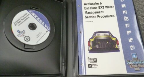 2005 Cadillac Escalade EXT Truck Water Management Service Procedures Manual CD