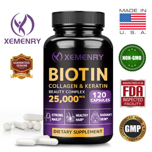 Biotin Collagen & Keratin – Anti-Aging, Hair Growth, Skin Health, Strong Nails