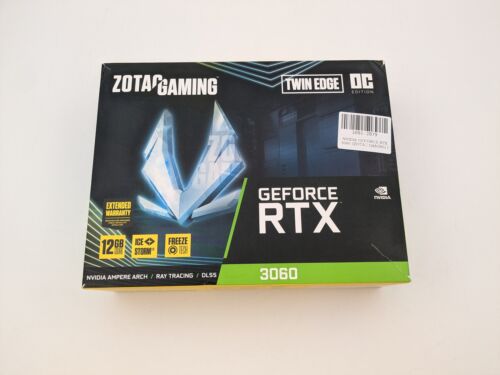 GeForce RTX 3060 ZOTAC GAMING Twin Edge OC 12GB GDDR6 Graphics Card