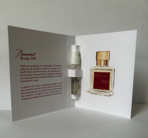 Maison Francis Kurkdjian Baccarat Rouge 540 EDPVial Spray 2ml New