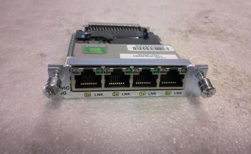 Cisco EHWIC-4ESG 4-Port GbE Enhanced High-Speed WAN Interface Card