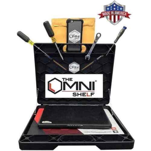 The OmniShelf – Magnetic Utility Shelf, Briefcase, Portable Desk – Comes with Ma