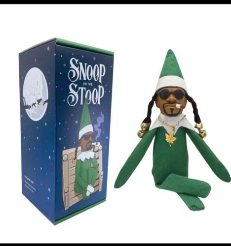 Snoop On The Stoop Christmas Toy Snoop Dogg Elf Red Holiday Elf Funny Gift NWT