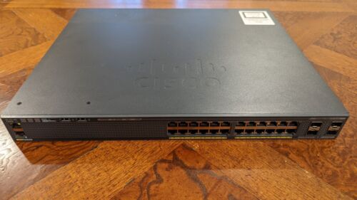 Cisco WS-C2960X-24PS-L  V02  24-POE PORT Catalyst 24-Ports Switch READ