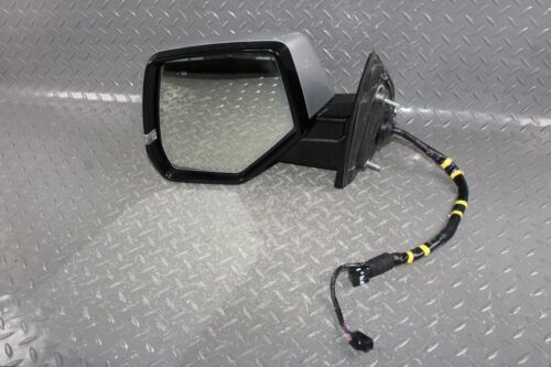 17′ ESCALADE Silver LH Driver Blind Spot OEM Power Door Mirror Surround View WTY