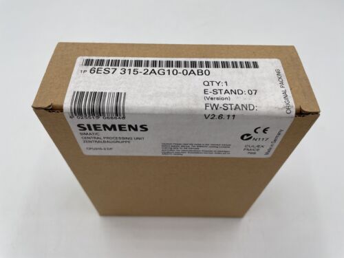 New Siemens 6ES7315-2AG10-0AB0 One-year warranty Free Ship