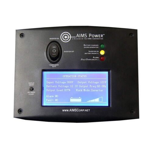 AIMS Power REMOTELF Remote Switch with LCD Monitoring Screen