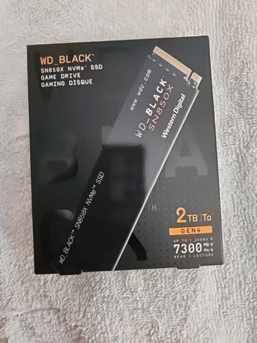 WD_BLACK 2TB SN850X NVMe Internal Gaming SSD Solid State Drives-Gen4 PCIe, M.2