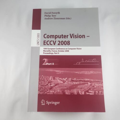 Computer Vision ECCV 2008 10th European Conference Paperback Book by D. Forsyth