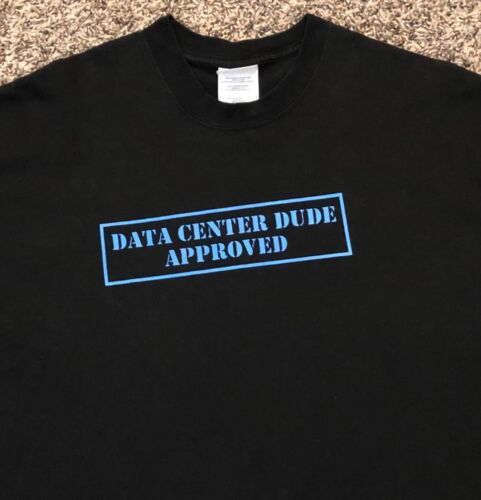 Intel Data Center Dude Approved Men’s Black T-Shirt Size XL