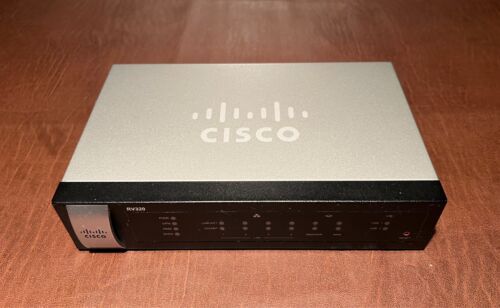 Cisco RV320 Dual Gigabit WAN VPN Router Firewall – Black