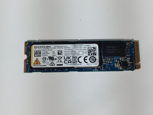 KIOXIA XG8 2TB SED Encryption M.2 NVMe Internal SSD Model KXG8AZNV2T04, PRISTINE