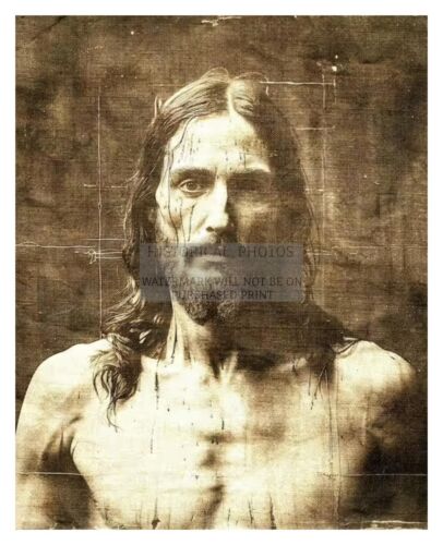 SHROUD OF TURIN JESUS CHRIST OF NAZERETH 8X10 AI PHOTO