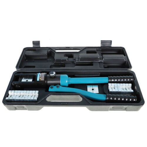 With 13 Dies Sets Hydraulic Cable Lug Crimper 16Mt Hydraulic Clamp Tool Kit