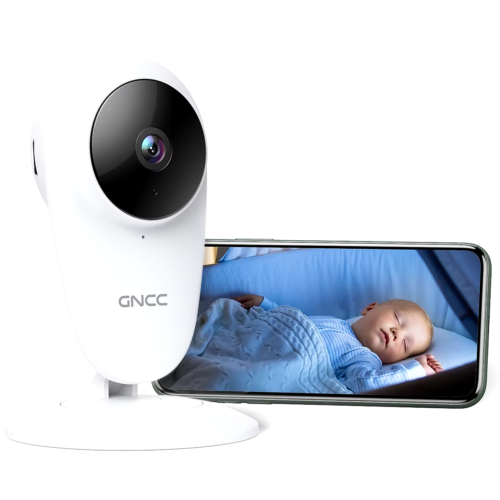 C1 Baby Monitor, Indoor Camera for Baby/Pet/Security, Remote APP Monitoring, Inf