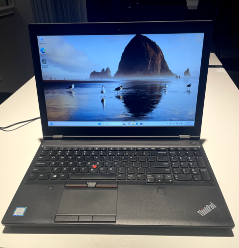 Lenovo ThinkPad P51 Intel i7-7700HQ Quadro M1200 16GB 512GB NVMe SSD win11 PSU