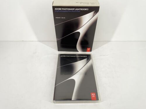 Adobe Photoshop Lightroom 3 Boxed Retail w/key