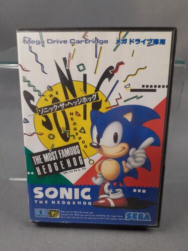 SEGA MEGADRIVE MEGA DRIVE MD Sonic the Hedgehog 1 NTSC-J Japanese Version