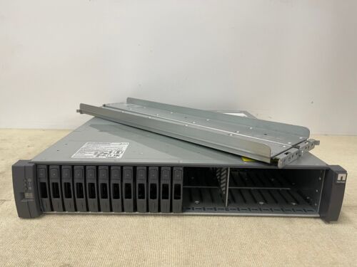 Netapp DS224C 24Bay Disk Array Shelf 24x SFF 2x IOM12 Controller