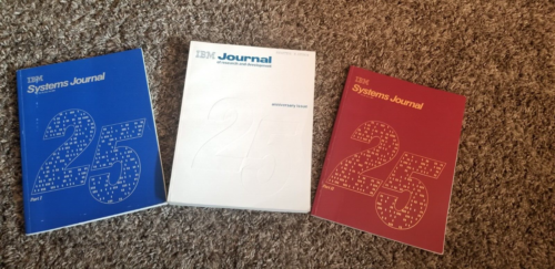 IBM Journal of Research Development 25th Anniversary + Systems Journals part 1&2