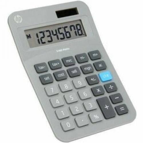 HP 8-digit Solar Powered Desktop Calculator