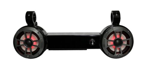 AudioFormz Sound Bar w/ (2) 6.5″ RGB Speakers, BT Control and 2″ Top Clamps