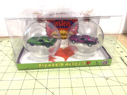 M2 Plymouth ‘Cuda Barracuda ornament set Limited Edition