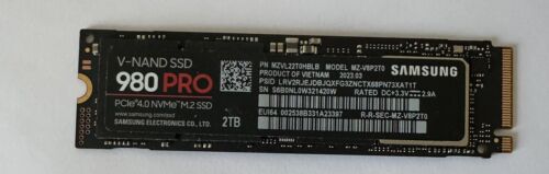 SAMSUNG 980 PRO 2TB PCIe NVMe Gen 4 Gaming M.2 Internal SSD – MZ-V8P2T0B/AM