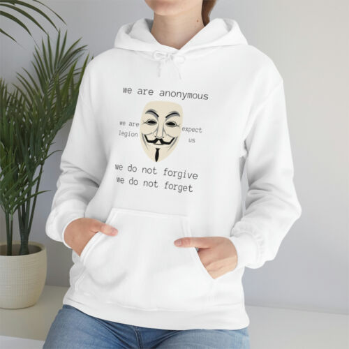 Unisex Cybersecurity Hacker Hoodie Perfect Gift for CISO & Techie Anonymous Fans