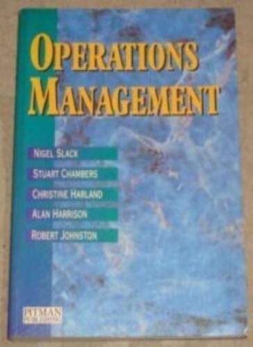 OPERATIONS MANAGEMENT By ETC. ‘NIGEL SLACK