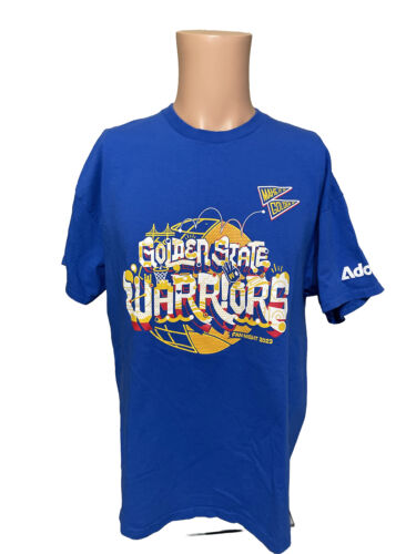 Golden State Warriors Fan Night 2023 Shirt Make it Golden Gildan XL Blue Adobe