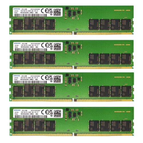 Samsung 64GB (4X16GB) DDR5 5600MHz PC5-44800 UDIMM Memory Ram M323R2GA3DB0-CWM