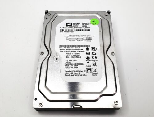 Western Digital 160GB 3.5″ 7200RPM SATA Internal Desktop Hard Drive WD1601ABYS