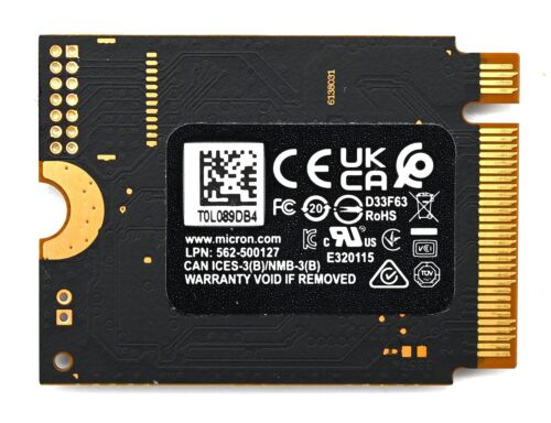 MICRON0.76 2400 2TB NVME0.76M.2 (M.2 22X30MM)