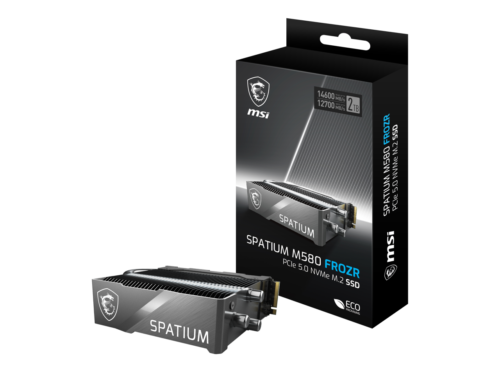 MSI SPATIUM M580 PCIe 5.0 NVMe M.2 2TB FROZR Solid State Drive (SSD) –