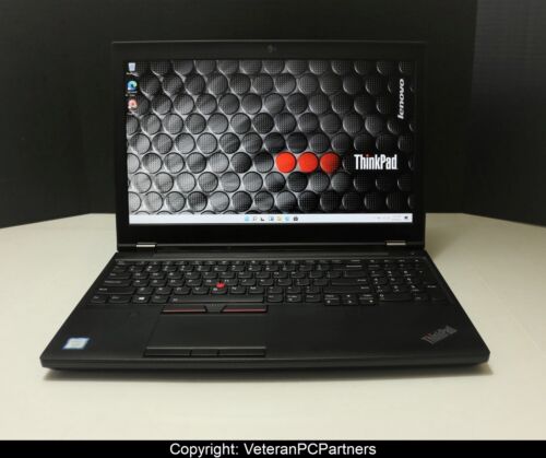 Lenovo ThinkPad P51 laptop 64GB Ram Intel XEON E3-1505M Nvidia M2200 512GB SDD