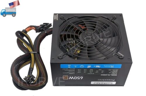 (MISSING modular cable) PowerSpec PS650BSM 650W 80+ Bronze ATX 12V Power Supply