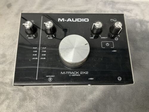 M-Audio M-TRACK 2×2 C-Series 24/192kHz Audio RECORDING Interface USB, Mic