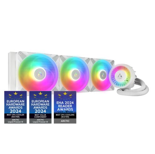 Liquid Freezer III 420 A-RGB white PC Water Cooler AIO Computer Cooling B-Stock