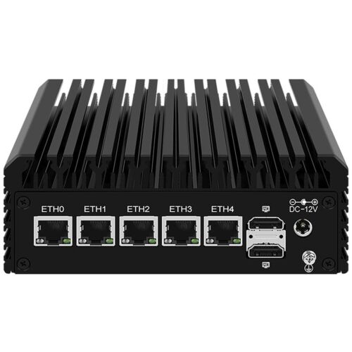 Firewall Micro Appliance Inter N100 Quad Core Mini PC Firewall, 5 Inter i226 …