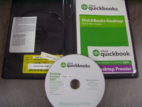 =PERMANENT VERSION= INTUIT QUICKBOOKS DESKTOP PREMIER 2021 FOR WINDOWS PC