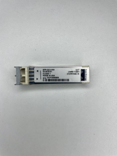 Cisco SFP-OC3-MM OC3/STM-1 MMF 1310nm 2KM SFP Transceiver Module 10-2078-01