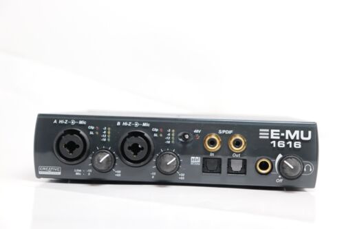 E-MU 1616 Audio Interface EM8970 Creative Professional Sound Card No Power Cord