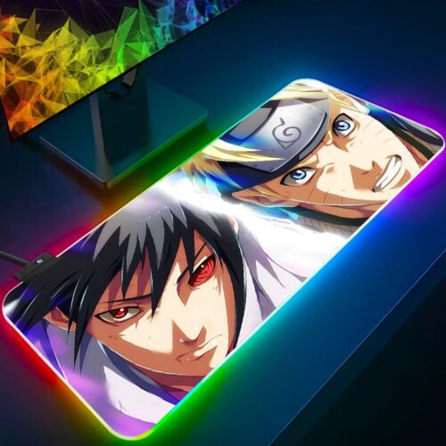 Naruto RGB LED Computer Keyboard/ Mouse Pad