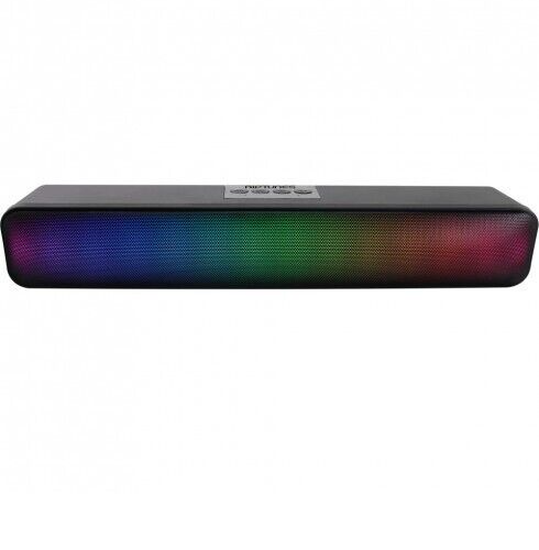 RIPTUNES Raw Energy Sound Bar Speaker LED 6 patterns RGB lights, pair 2 at once