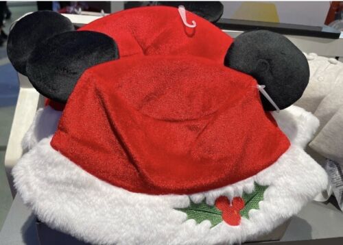 2023 Disney Mickey Mouse Ear Holiday Christmas Bucket Hat for Adults NEW W/ TAG