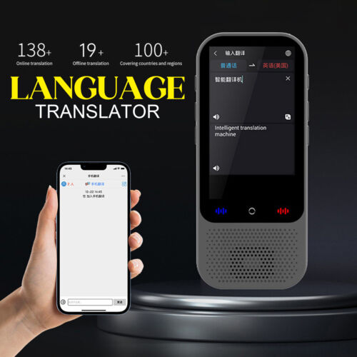 3.0inch Portable Language Translator Device with 138 Languages Voice TranslatiHz