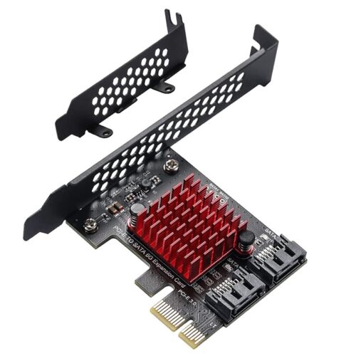 PCIe to 2 Ports SATA 3.0 6 Gbps SSD Adapter PCI-E PCI Express X1 Controller5062